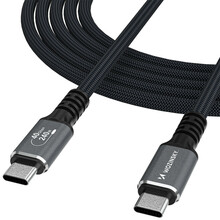 Kaabel USB-C Wozinsky WPS-UY41S Thunderbolt 4, 240W, 1 m, must