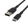 Kaabel USB-C/USB-A Belkin CAB002BT0MBK, 0,15 m, must