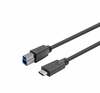 Kaabel USB-C/USB-B Vivolink PROUSBCBMM15, 15 m, must