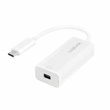 Adapter USB-C/mini DisplayPort LogiLink UA0360, 0.15 m, valge