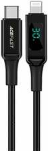 Kaabel USB-C/Lightning Acefast C6-01, 1,2 m, must