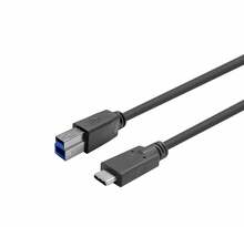 Kaabel USB-C/USB-B Vivolink PROUSBCBMM15, 15 m, must