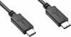 USB-C kaabel Goobay 67975, 0,5 m, must