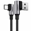 Kaabel USB-C/USB-A Ugreen US176, 3 m, must
