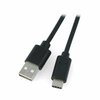 Kaabel USB-C/USB-A Lanberg CA-USBO-20CU-0030-BK, 3 m, must