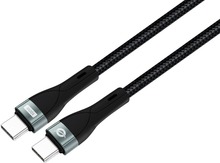 Kaabel USB-C Conceptronic ETTA01B20, 2 m, must