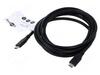 Kaabel USB-C Goobay USB4 Gen 3x2, 2 m, must, 100 W, 40 Gbit/s