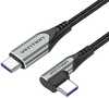 Kaabel USB-C Vention TAKHF, nurga all, 5A, hall