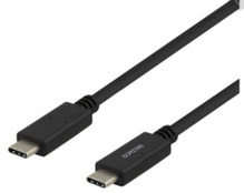 USB-C kaabel DELTACO USBC-2001M, 1 m, must