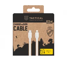 Kaabel USB-C/Lightning Tactical Stitch Thread, 1 m, valge