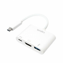 Adapter USB-C/HDMI Logilink UA0258, 0.14 m, valge