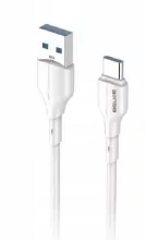 Kaabel USB-A/USB-C Beline BLNCWC01, 1 m, 25W, valge