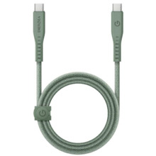 Kaabel USB-C Energea Flow CBL-FLCC-GRN150M, 1.5 m, roheline