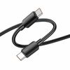 USB-C kaabel Hoco X96 PD 6A 100W, 1 m, must