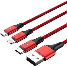 Laadimiskaabel Unitek C4049RD, 1,2 m, punane