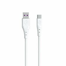 Kaabel USB-C Dudao TGL3T, 1 m, valge
