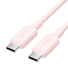 Kaabel USB-C Vention TRCPF, 1 m, roosa