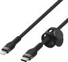Kaabel USB-C/Lightning Belkin CAA011BT2MBK, 2 m, must