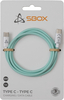 Kaabel USB-C Sbox TYPEC-1-G, 1 m, roheline