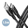 Kaabel USB-C/USB-A Axagon BUCM-AM15AB, 1.5 m