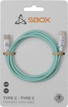 Kaabel USB-C Sbox TYPEC-1-G, 1 m, roheline