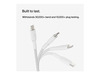 Kaabel USB-C Belkin CAB004BT1MWH2PK, 1 m, valge