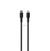 Kaabel USB-C/Lightning Puro Icon, 1,5 m, must