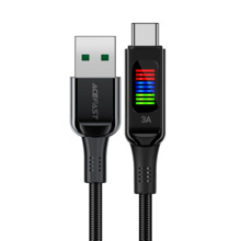 Kaabel USB-A/USB-C Acefast C7-04, 1,2 m, must