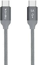 Kaabel USB-C Nevox 1654, 2 m, hall