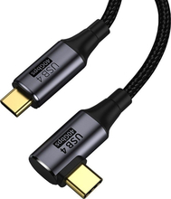 Kaabel USB-C PremiumCord ku4cu12, 1.2 m, must