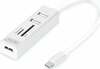 Adapter USB-C Digitus DA-70243, valge