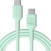 Kaabel USB-C Green Cell PowerFlex, 2 m, 100 W kiire laadimine, roheline