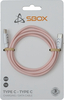 Kaabel USB-C Sbox TYPEC-1-P, 1 m, roosa