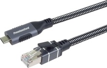Ethernet kaabel PremiumCord USB-C LAN RJ45, 1 m