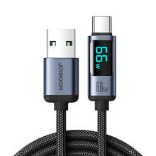 Kaabel USB-C/USB-A Joyroom S-AC066A16, 66W, 1,2 m, must