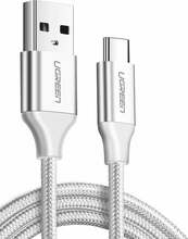 Kaabel USB-A/USB-C Ugreen 60130, 0,5 m, valge