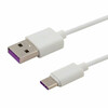 Kaabel USB-C/USB-A Savio CL-126, 1 m, valge