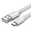 Kaabel USB-A/USB-C Ugreen US287, 1 m, valge