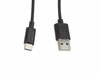 Kaabel USB-C/USB-A Lanberg CA-USBO-10CC-0010-BK, 1 m, must
