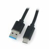 USB-C/USB-A kaabel Lanberg CA-USBO-31CU-0018-BK, 1.8 m, must