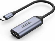 Adapter USB-C/DisplayPort Unitek V1415C, 15 cm, hall