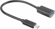 Adapter USB-C/USB Lanberg AD-UC-UA-04, 0.15 m, must