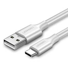 Kaabel USB-A/USB-C Ugreen US287, 1 m, valge