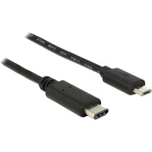 Kaabel USB-C/Micro USB Delock 83602, 1 m, must