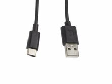 Kaabel USB-C/USB-A Lanberg CA-USBO-10CC-0010-BK, 1 m, must