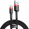 USB-C kaabel Baseus BSU1520REDBLK, 2 m, punane/must