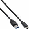 Kaabel USB-C/USB-A InLine 35712 USB 3.2 Gen.2, 2 m, must