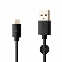 Kaabel USB-A/USB-C Fixed FIXD-UC2M-BK, 2 m, must