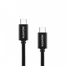 Kaabel USB-C Adata, 1 m, USB 2.0, PD 3.0, QC 3.0, must