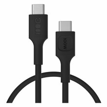 Kaabel USB-C Green Cell KABGC100PS30PB, 0.3 m, 100 W kiire laadimine, must